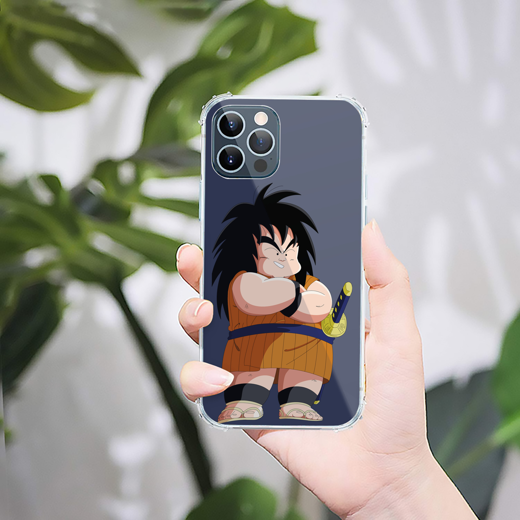 （画像用） ドラゴンボール やじろべえ DRAGON BALL Yajirobe 【iPhone 12シリーズ対応】透明スマホケース（クリアソフトケース）